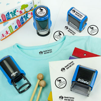  NUOBESTY Custom Name Stamp for Clothes Stamps for Kids
